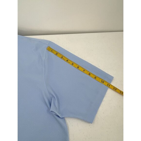 FootJoy XL ProDry Performance Golf Polo Shirt Light Blue RFGC Logo - Picture 6 of 11